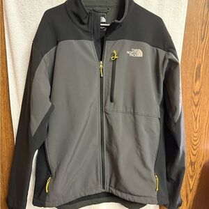 The North Face Men's Gray and Black Jacket